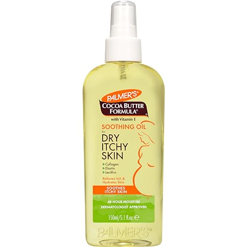 Palmer's Body Oil - Soothes Dry Itchy Skin, Vitamin E & Cocoa Butter, Pregnancy-Safe - 5.1oz