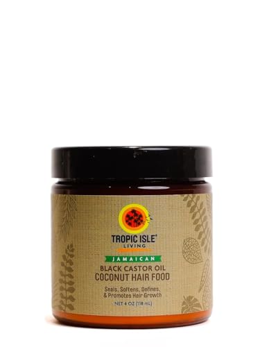 Jamaican Black Castor Oil Coconut Hair Treatment - Hydrates, Softens, Promotes Growth - 4oz