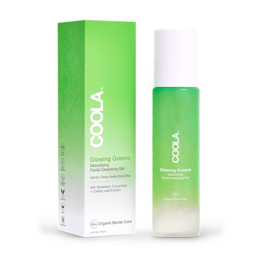 COOLA Organic Face Wash - Antioxidant-Rich Cleansing Gel, Vegan & Gluten-Free - 5 Fl Oz