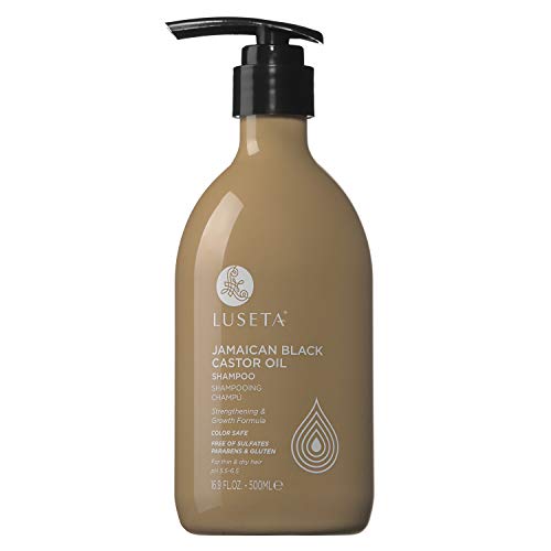 Luseta Jamaican Black Castor Oil Shampoo - Strengthens & Moisturizes Fine, Dry Hair - 16.9oz