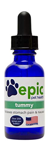 Tummy Pet Supplement - Relieves Stomach Pain & Nausea, Natural Electrolytes - 1oz Dropper