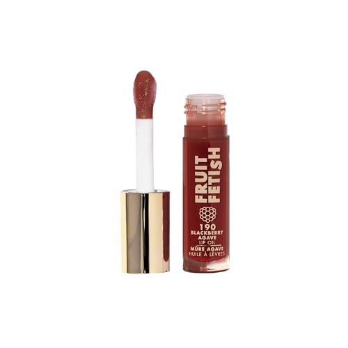 Milani Lip Oil - Hydrating Gloss with Fruit Extracts, Non-Sticky, Blackberry Agave - 0.1oz