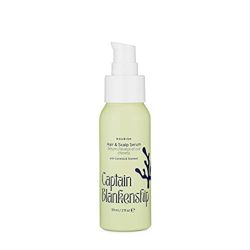 Captain Blankenship Hair Oil - Nourishing Serum with Rosemary, Vegan, 2 oz for Frizz Control
