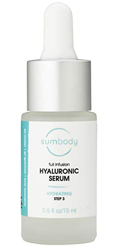 Nourishing Facial Serum with Hyaluronic Acid, Green Tea & Squalene - Hydrates & Plumps - 1oz