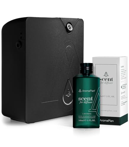 AromaPlan Bluetooth Smart Scent Air Machine & Lavender Oil - Safe, USA Made, 5 Fl Oz