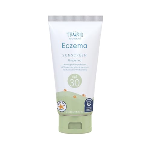 TruKid Sunscreen - Mineral SPF30, Natural Ingredients, Reef Safe, Travel Size - 3.4oz