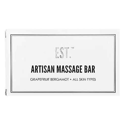 EST. Soothing Massage Bar - Moisturizing Grapefruit-Bergamot, Biodegradable Box - 1.5oz, Pack of 48