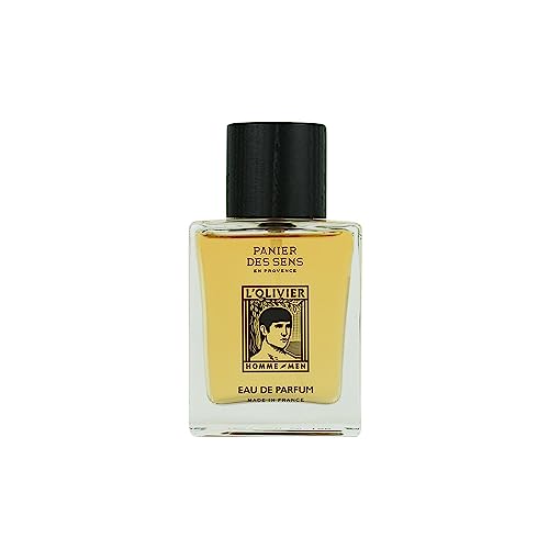 Panier des Sens Cologne for Men - Warm Woods & Marine Notes, Organic Ingredients - 1.69oz