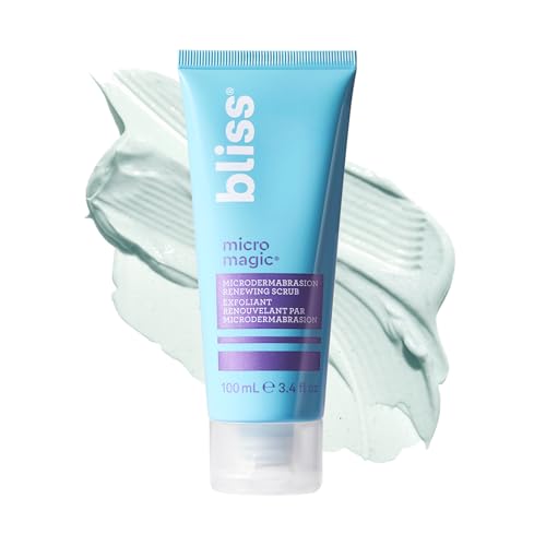 bliss Micro Magic Exfoliator - Tightens Pores & Brightens Skin, Paraben & Cruelty Free - 3.4 fl oz