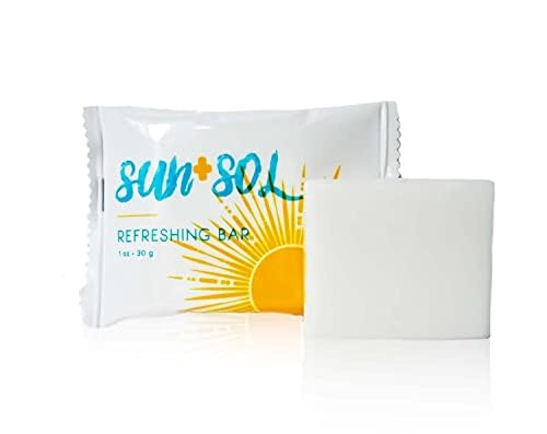 World Amenities Refreshing Soap Bar - Moisturizing Coconut & Vanilla Scent, Travel Size - 50ct