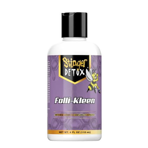 Stinger Detox Folli-Kleen Hair Care Set - Natural Toxin Removal, FDA Registered - 4 FL OZ