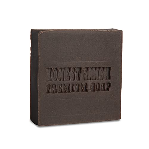 Honest Amish Natural Patchouli Soap Bar - Mild Exfoliation, All Natural Oils - 4oz