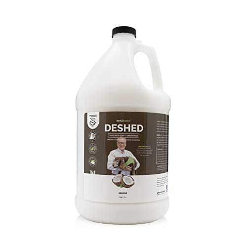 Bark2Basics Dog Conditioner - Reduces Shedding, Nourishes Skin, Omega 3 & 6 Rich - 1 Gallon