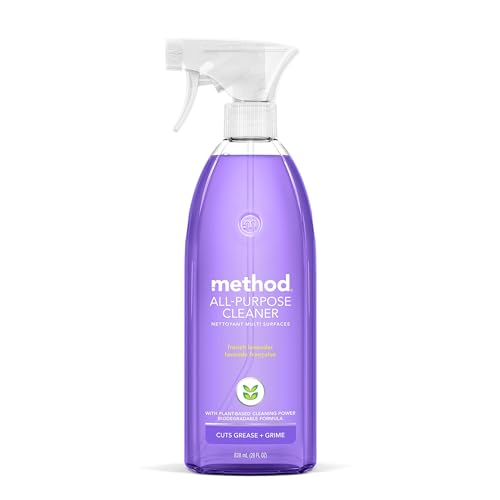 Method All-Purpose Cleaner - Plant-Based Formula, Biodegradable, French Lavender Scent - 28oz
