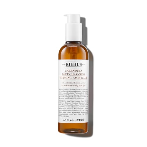 Kiehl's Calendula Deep Cleansing Face Wash - Balances Oil, Soothes, Hydrates - 7.8 fl oz