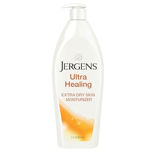 Jergens Ultra Healing Moisturizer - Nourishes Extra Dry Skin, Hydralucence & Vitamins - 21oz