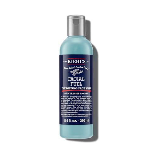 Kiehl's Facial Fuel Face Wash - Energizes Skin, Removes Dirt & Oil, Non-Drying - 8.4 fl oz