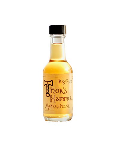 Thor's Hammer Bay Rum Aftershave - All Natural with West Indian Bay Oil - 1.7 oz Travel Size