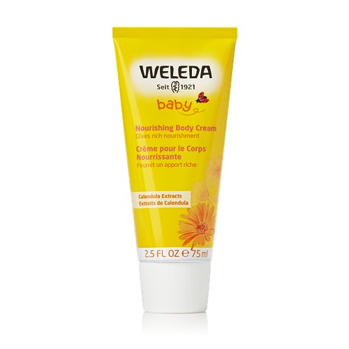 Weleda Baby Body Lotion - Nourishing Calendula Cream for Delicate Skin, 2.5oz