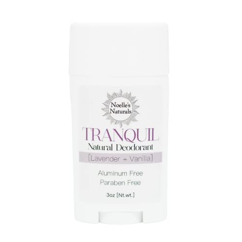 Tranquil Lavender + Vanilla Deodorant - All Natural, Aluminum & Paraben Free - 2.5oz