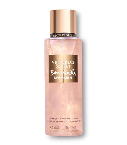 Victoria's Secret Bare Vanilla Shimmer Mist - Radiant Glow & Lasting Whipped Vanilla Scent - 8.4oz