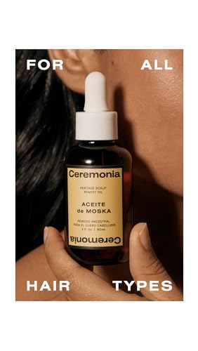 Ceremonia Hair Oil - Nourishing Scalp Treatment, Frizz Control, Cruelty-Free - 2 oz