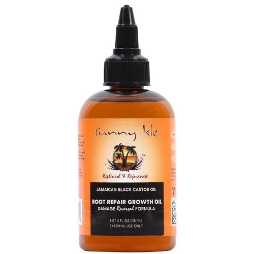 Sunny Isle Hair Oil - Nourishes Follicles, Repairs Damage, Moisturizes Scalp - 4oz