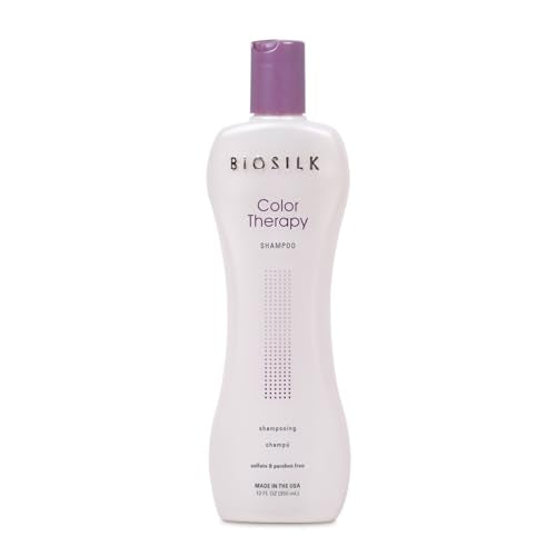 BioSilk Color Therapy Shampoo - Cleanses & Protects Color, Silk Protein & Rooibos - 12 Fl Oz