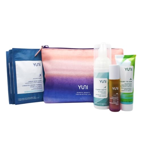 YUNI Beauty Body Care Set - Hydrate & Refresh with All-Natural Ingredients - 7pc Travel Kit