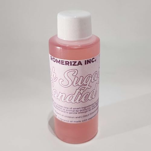Romeriza Body Oil - Nourishing Avocado Oil & Natural Fragrance, Pink Sugary Candied - 4oz