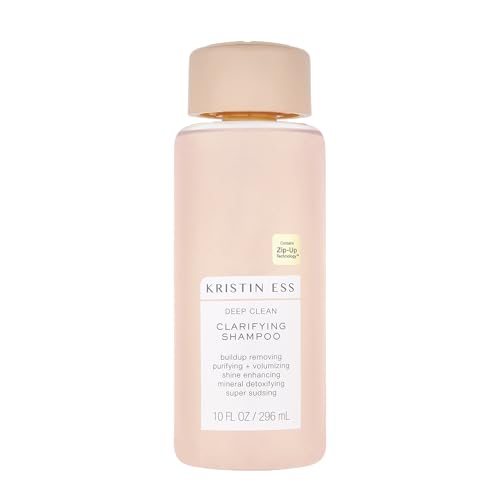 Kristin Ess Clarifying Shampoo - Removes Buildup, Detoxifies Scalp, Vegan - 12oz
