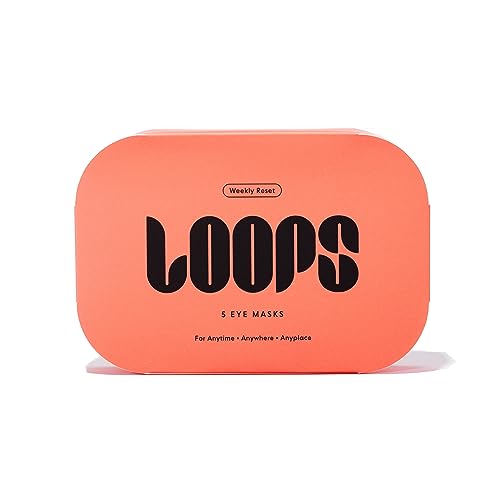 LOOPS WEEKLY RESET Eye Mask Kit - Brightens, Hydrates, Reduces Puffiness - 5 Pc
