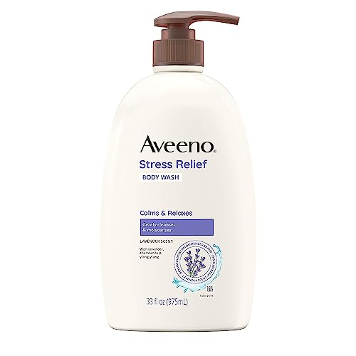 Aveeno Body Wash - Calming Lavender Scent, Soothes Sensitive Skin, Sulfate-Free - 33 FL OZ