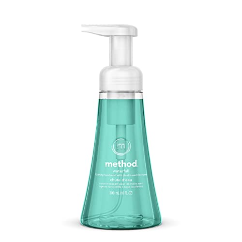 Method Foaming Hand Soap - Plant-Based Cleanser, Waterfall Scent, Biodegradable - 10 Fl Oz