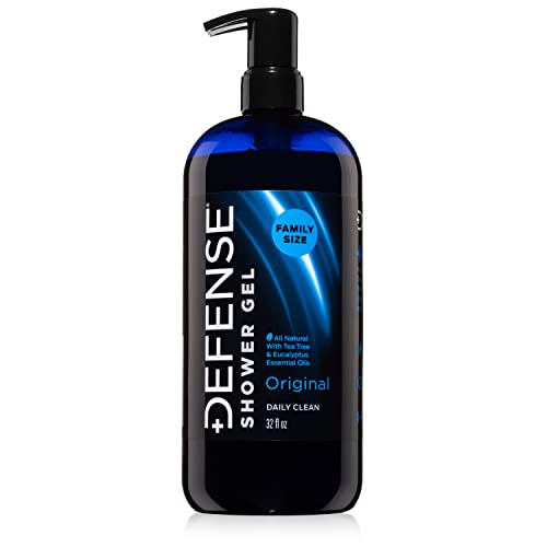 Defense Soap Organic Body Wash - Natural Odor Defense, Moisturizing Oils - 32oz