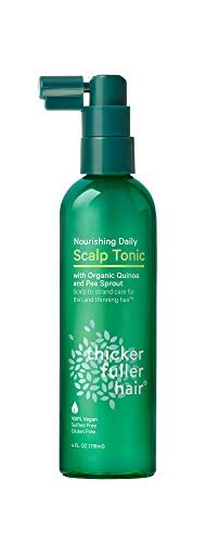 Thicker Fuller Hair Tonic - Nourishing Scalp Refresh, Vegan & Gluten-Free - 4 Fl Oz