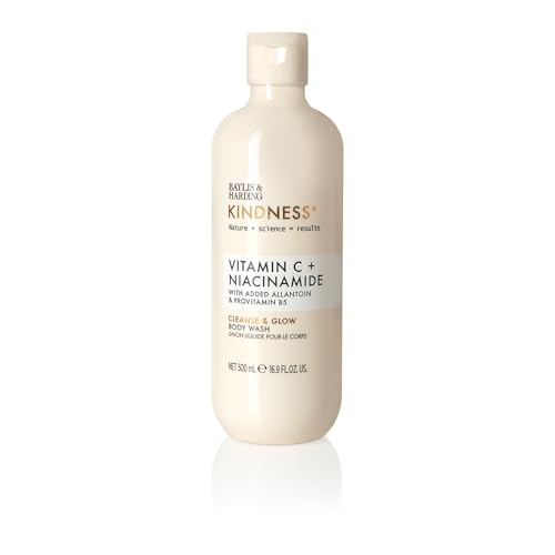 Baylis & Harding Body Wash - Vitamin C Cleanse & Glow, No Animal Testing - 16.9oz