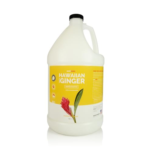 Bark2Basics Dog Shampoo - Nourishing Herbal Blend, Hawaiian Ginger Scent, 1 Gallon Dilutes 16:1