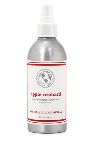 Eco Candle Co. Room & Linen Spray - Crisp Apple Orchard Scent, All Natural - 8oz in Recycled Bottle
