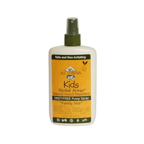 All Terrain Kids Herbal Armor Bug Repellent - DEET-Free, Plant-Based, Safe for Family - 8oz