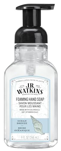 J.r. Watkins Foam Hand Soap - Refreshing Ocean Breeze, Paraben-Free - 9oz