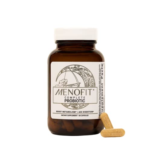 MENOLABS MenoFit Hormone Balancing Supplement - Hormonal Relief & Gut Health - 60 Capsules
