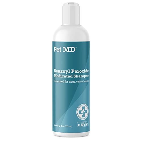 Pet MD Medicated Shampoo for Dogs & Cats - Itch Relief, Dandruff Control, Citrus Scent - 12oz