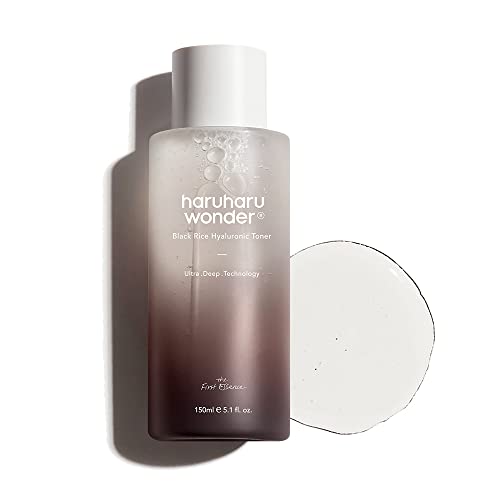 Haruharu Wonder Black Rice Toner - Hydrates & Restores Skin Elasticity, Vegan - 5.1 fl. oz.