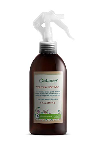 Just Nutritive Hair Tonic - Adds Volume & Lift, Nourishing Formula for All Hair Types - 8 Fl Oz