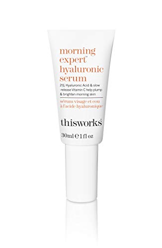 This Works Morning Expert Face Serum - Hydrating Hyaluronic Acid & Vitamin C, 1 Oz