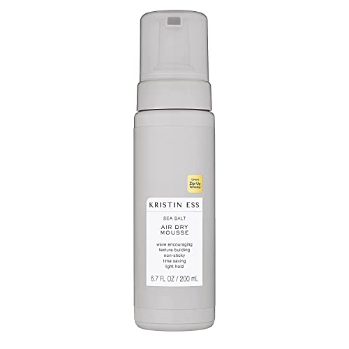 Kristin Ess Hair Mousse - Volume & Texture, Light Hold, Non-Sticky, Vegan - 6.7 fl oz