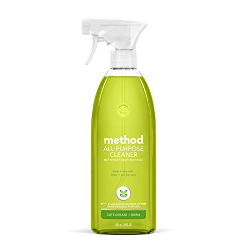 Method All-Purpose Cleaner Spray - Plant-Based, Biodegradable, Lime + Sea Salt Scent - 28oz