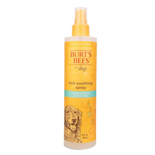 Burt's Bees Itch Relief Spray - Soothes Dry Skin with Honeysuckle, Safe for All Dogs - 10 Fl Oz