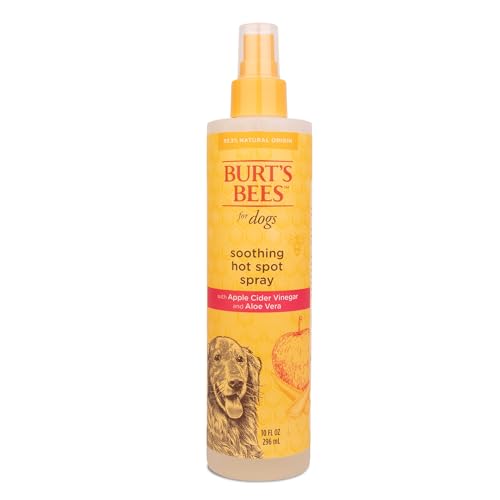 Burt's Bees Dog Itch Relief Spray - Soothes Irritated Skin with Aloe & Apple Cider Vinegar - 10 oz